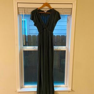 Baltic Born Athena Pleated Maxi in Lagoon color!